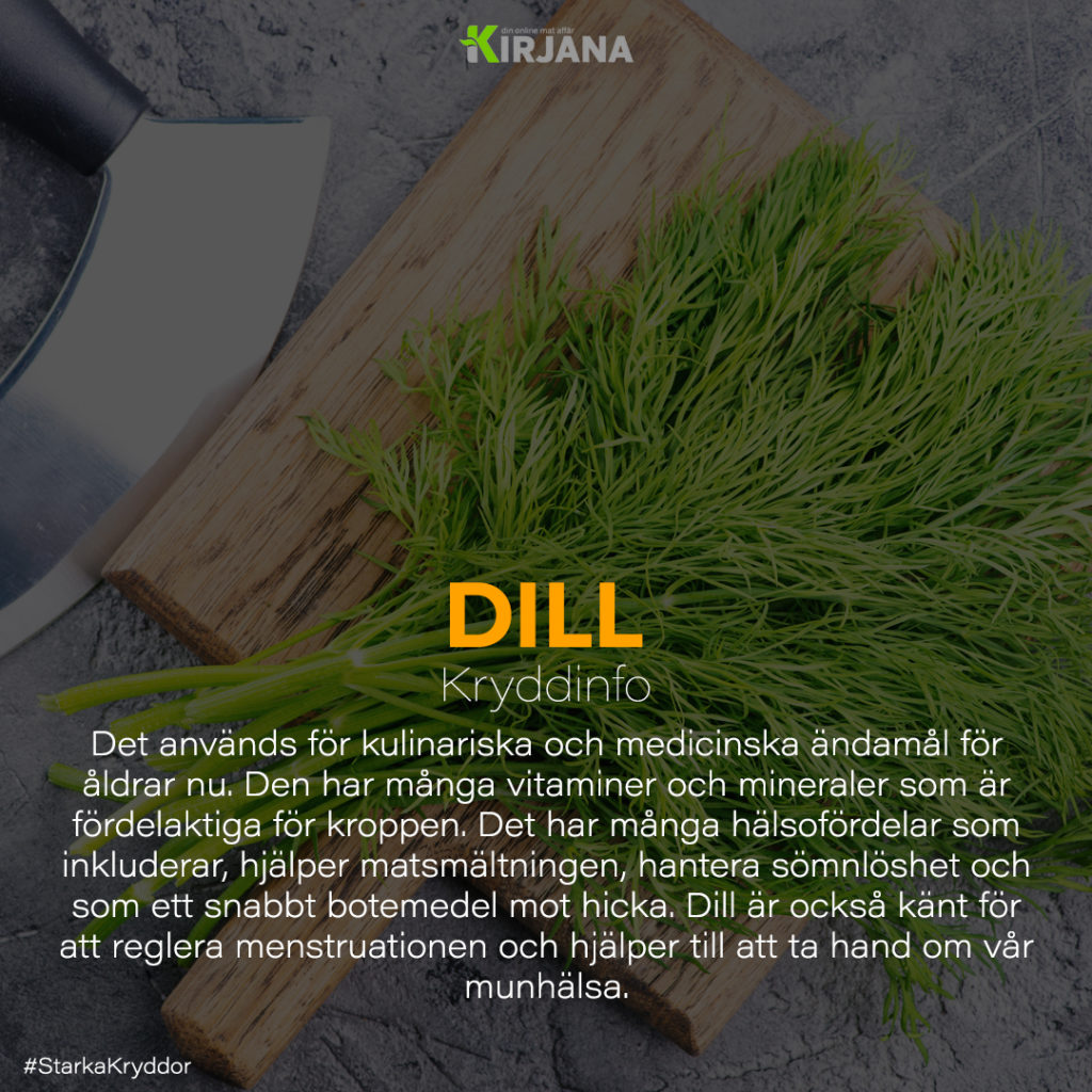 Dill | Kirjana.se