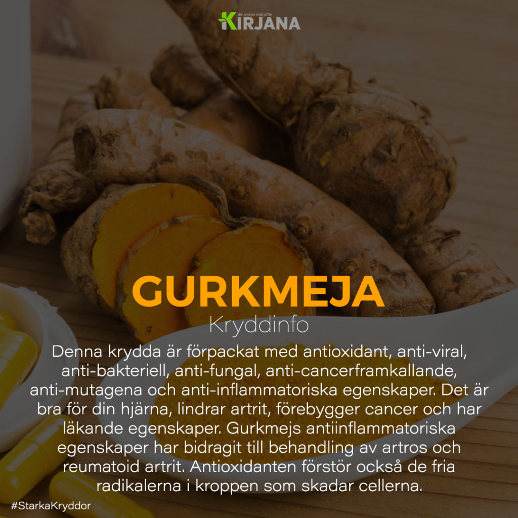 Gurkmeja | Kirjana.se