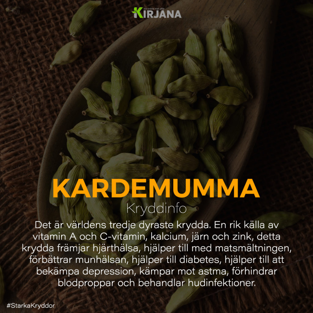 Kardemumma | Kirjana.se