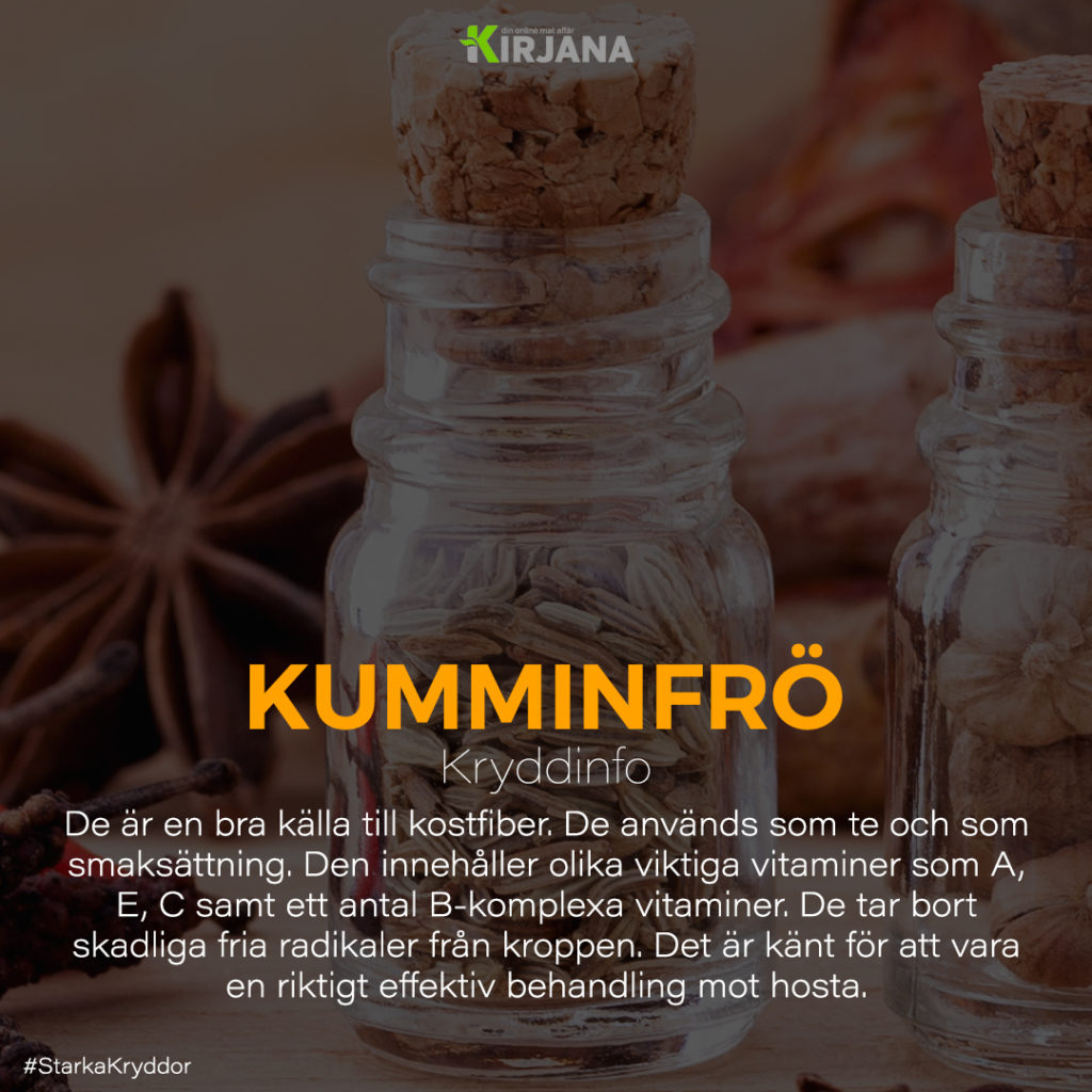 Kumminfrö | Kirjana.se