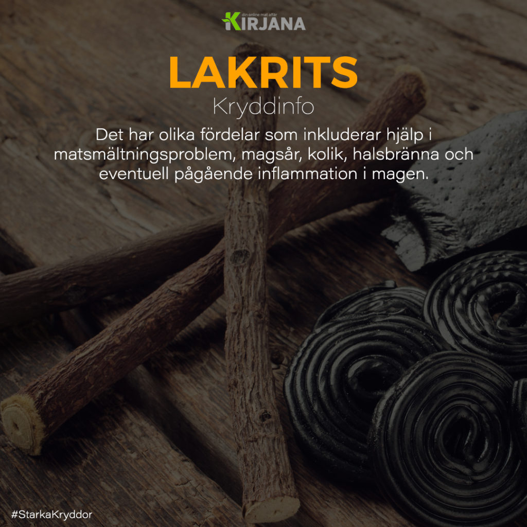 Lakrits | Kirjana.se