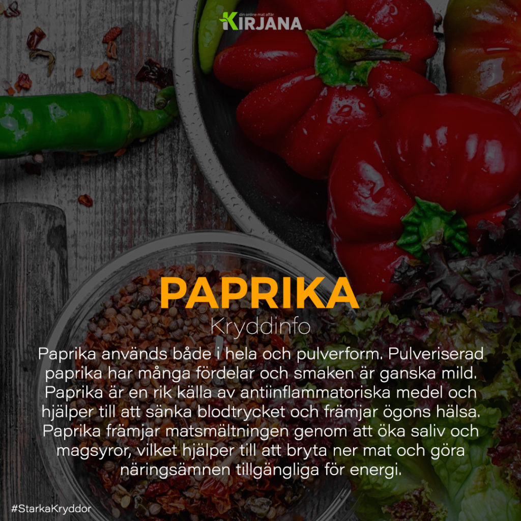 Paprika | Kirjana.se