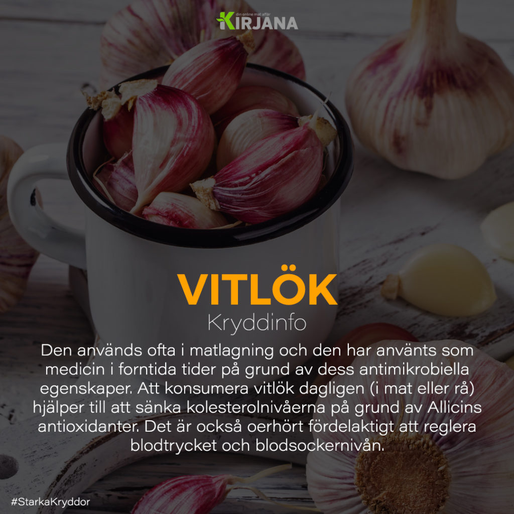 Vitlök | Kirjana.se